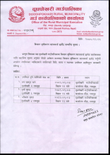 किसान सूचीकरण सहजकर्ता छनाैट सम्बन्धि सुचना । 